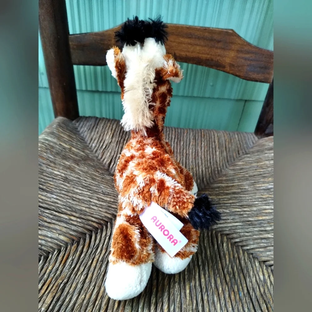 ÷Aurora Mini Flopsie GiGi Brown Giraffe 8" Stuffed Animal  Plush Lovey Soft Toy - Picture 5 of 13